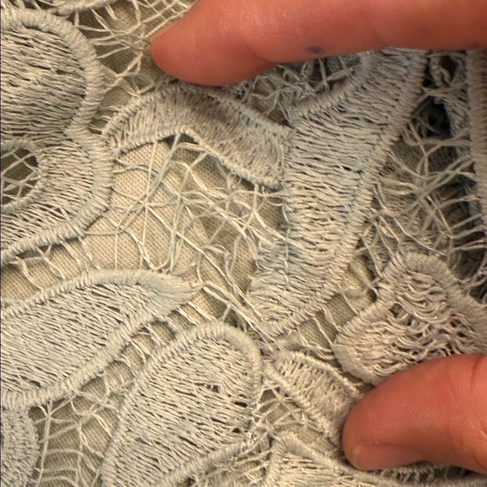 Won Your Heart Sage Green Lace Tie-Strap High-Low Midi Dress - Picture 8 of 9